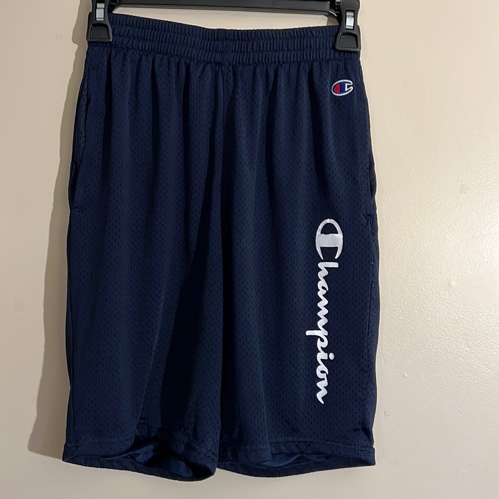 Navy blue Champion shorts - youth XL
